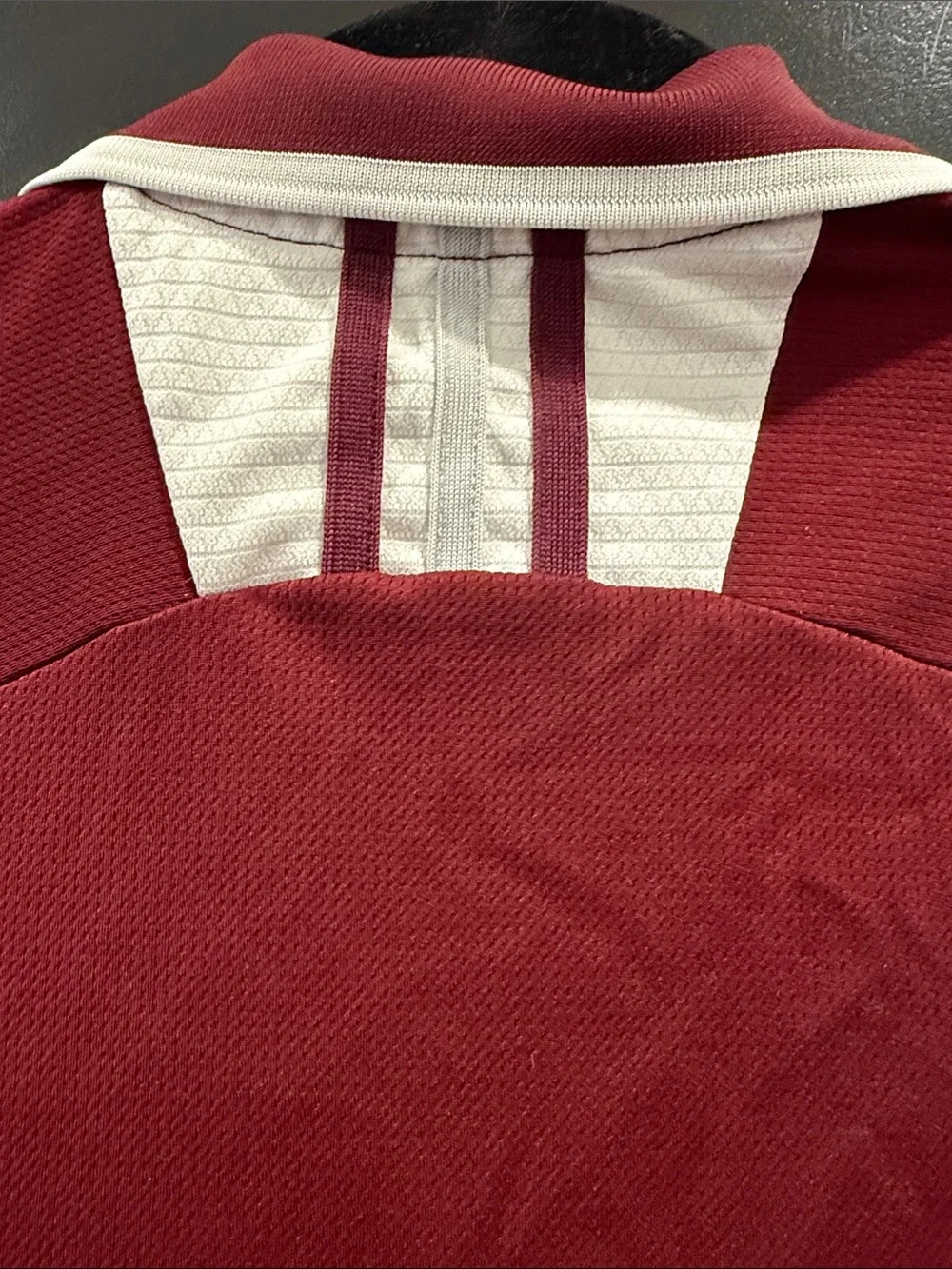 adidas Maroon Texas A&M Polo with White Trim and A&M Logo Size XL